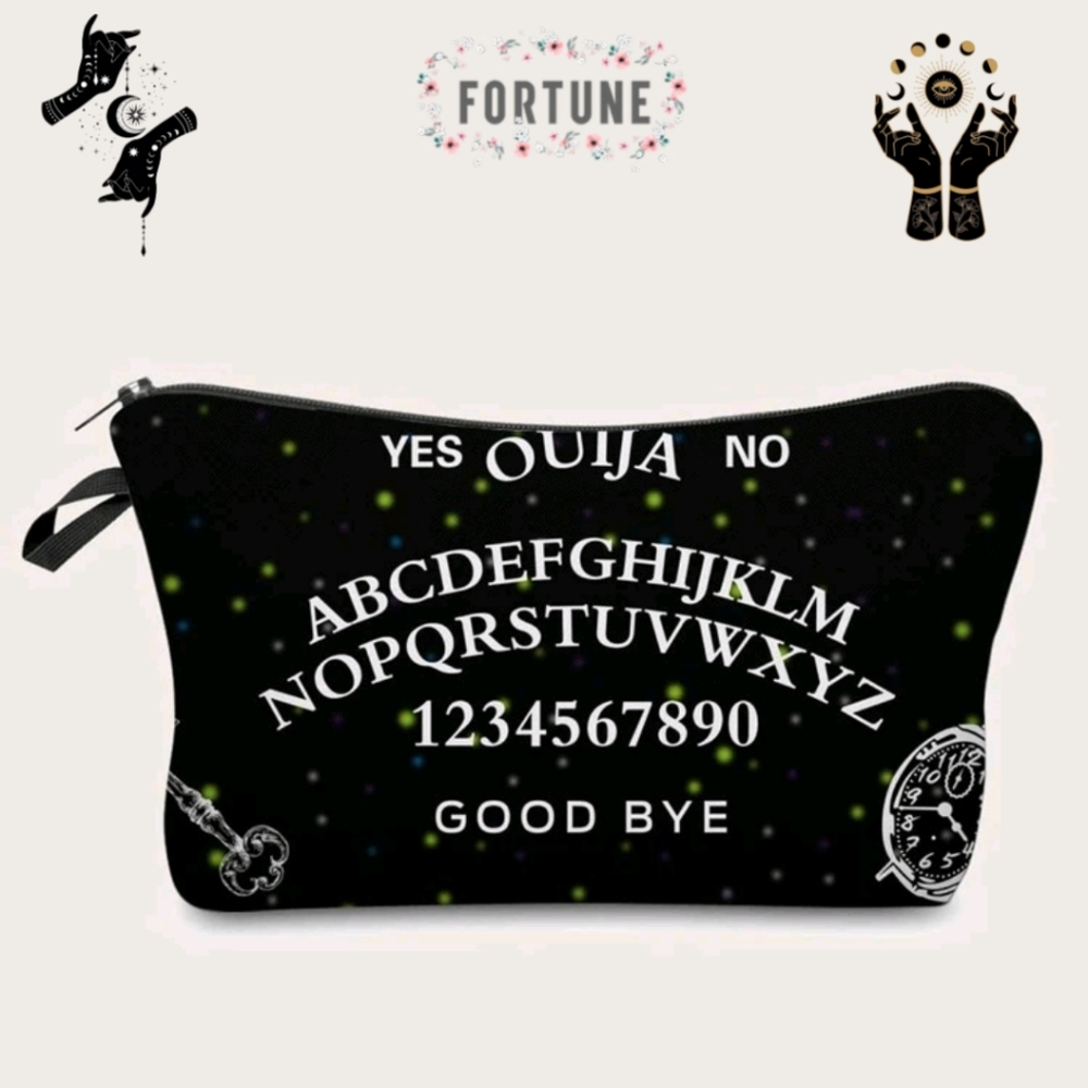 Ouija Board Makeup Bag